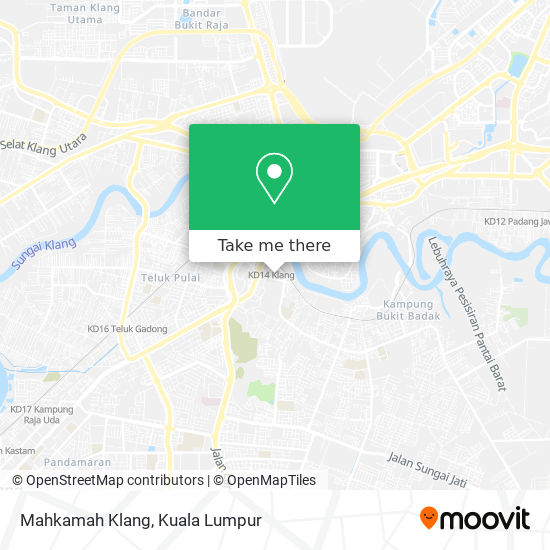 Mahkamah Klang map