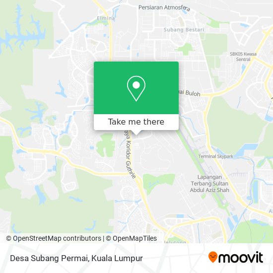 Desa Subang Permai map