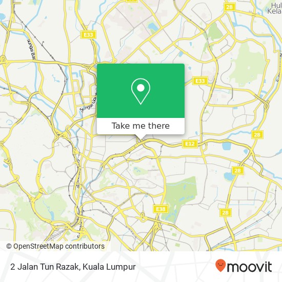 2 Jalan Tun Razak map
