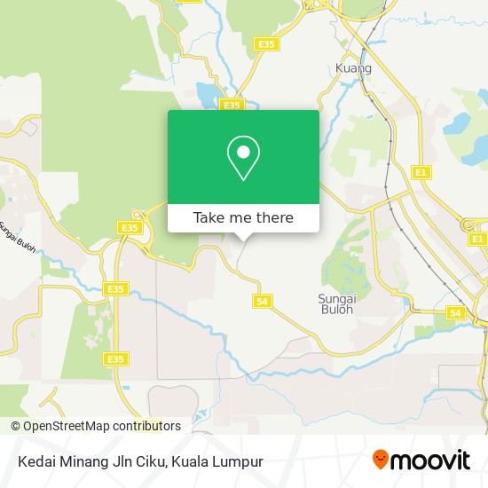 Kedai Minang Jln Ciku map