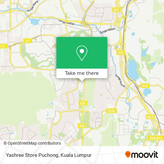 Yashree Store Puchong map