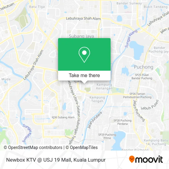 Peta Newbox KTV @ USJ 19 Mall