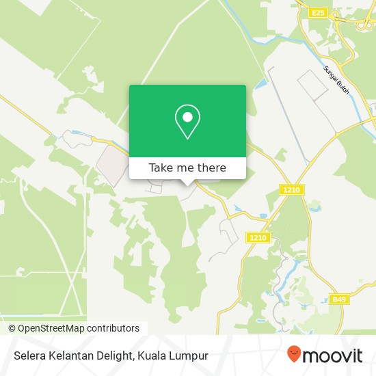 Selera Kelantan Delight map