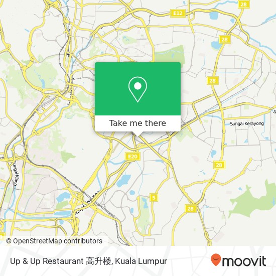 Up & Up Restaurant  高升楼 map