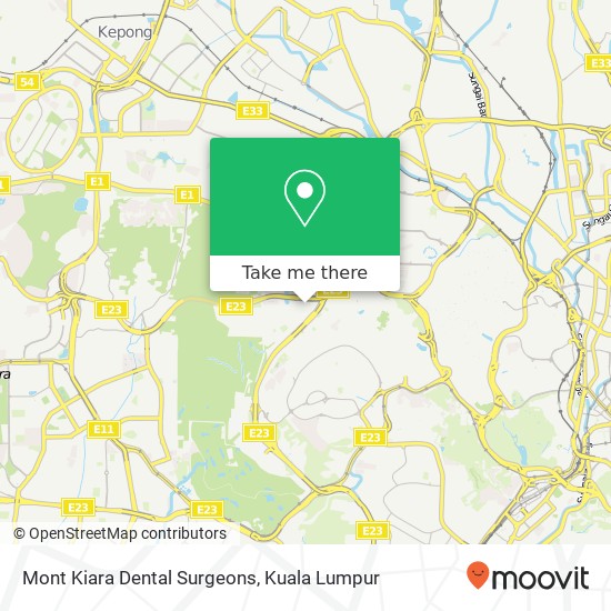 Mont Kiara Dental Surgeons map