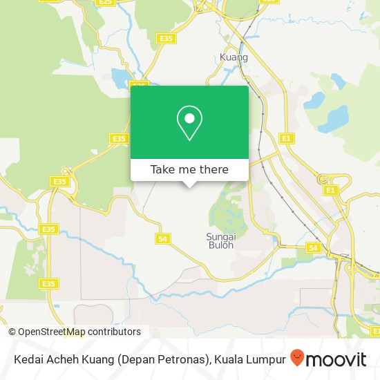 Peta Kedai Acheh Kuang (Depan Petronas)