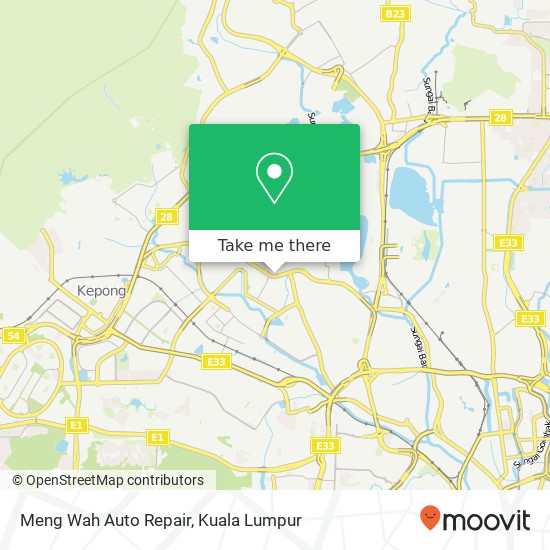 Peta Meng Wah Auto Repair
