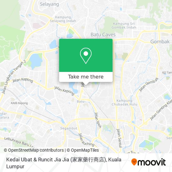 Kedai Ubat & Runcit Jia Jia (家家藥行商店) map