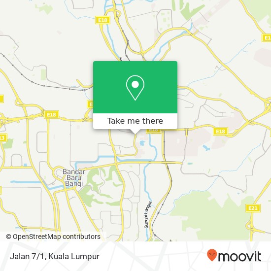 Jalan 7/1 map