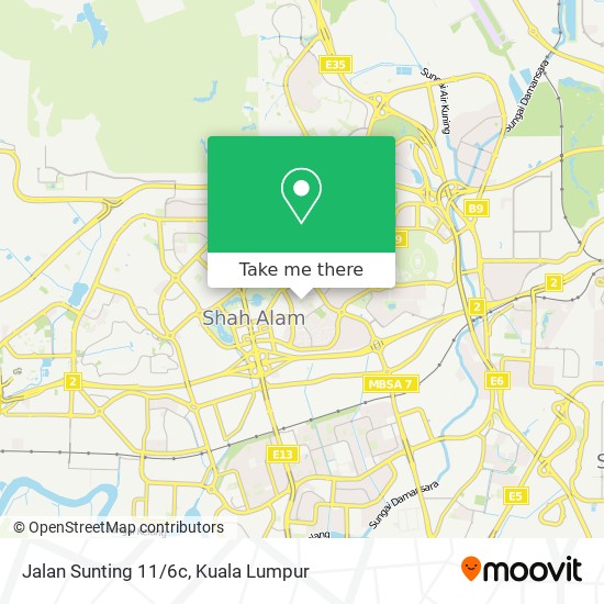 Jalan Sunting 11/6c map