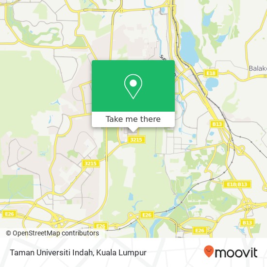 Taman Universiti Indah map