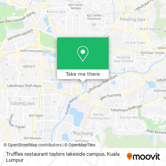 Truffles restaurant taylors lakeside campus map