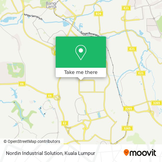 Nordin Industrial Solution map