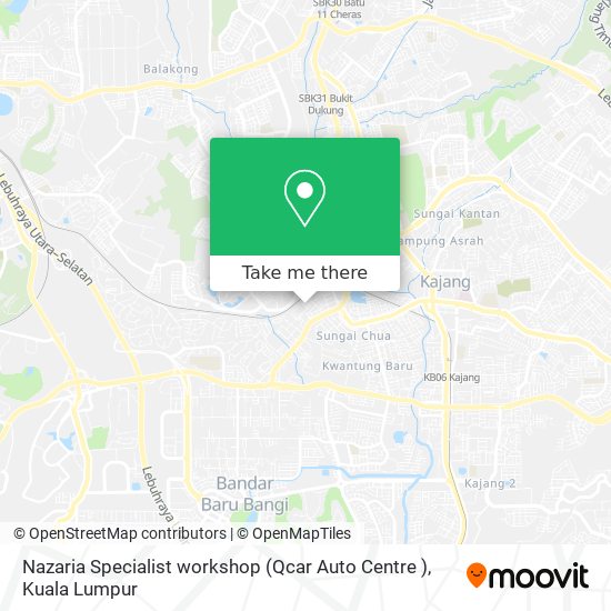 Nazaria Specialist workshop (Qcar Auto Centre ) map