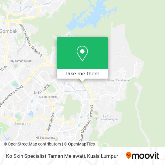Peta Ko Skin Specialist Taman Melawati