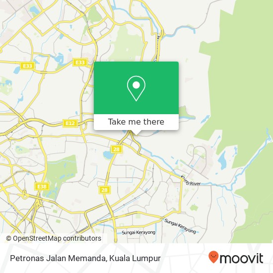 Petronas Jalan Memanda map