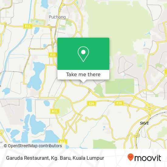 Garuda Restaurant, Kg. Baru map