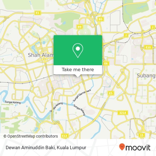 Dewan Aminuddin Baki map