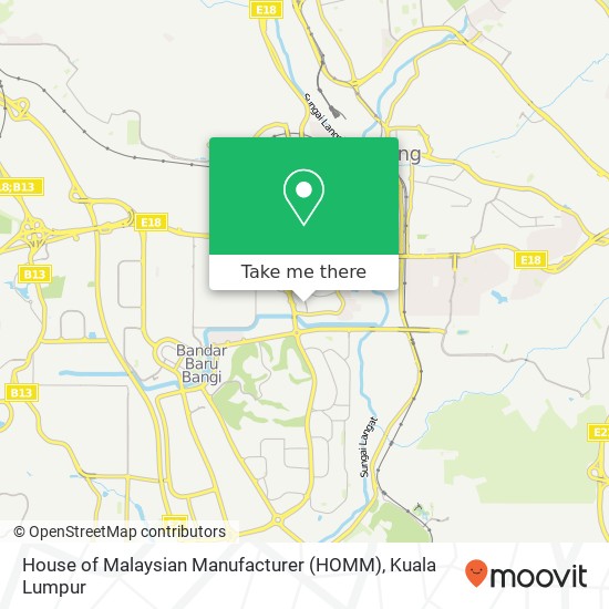 House of Malaysian Manufacturer (HOMM) map