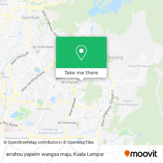 Peta arrahnu yapeim wangsa maju