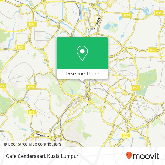 Cafe Cenderasari map