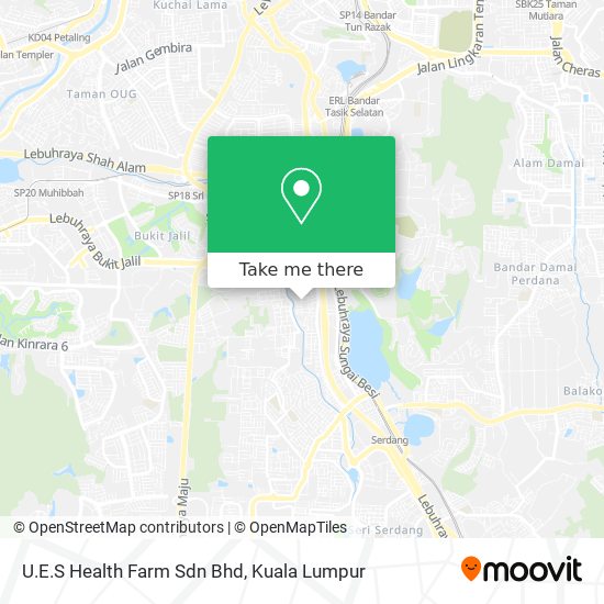U.E.S Health Farm Sdn Bhd map