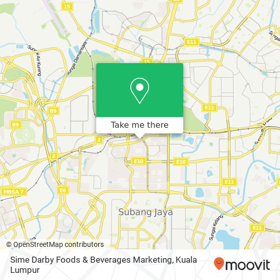 Sime Darby Foods & Beverages Marketing map