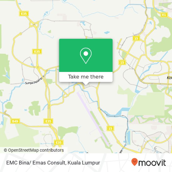 EMC Bina/ Emas Consult map