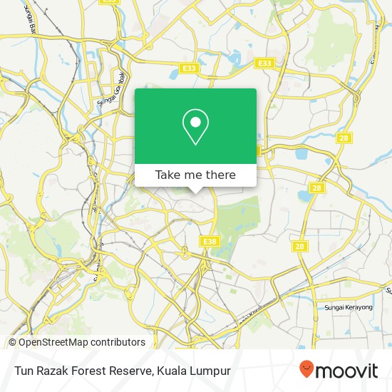 Peta Tun Razak Forest Reserve