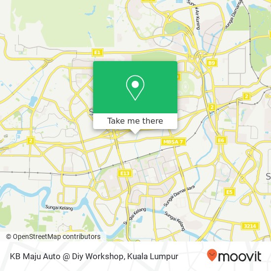 KB Maju Auto @ Diy Workshop map