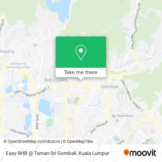 Peta Easy RHB @ Taman Sri Gombak