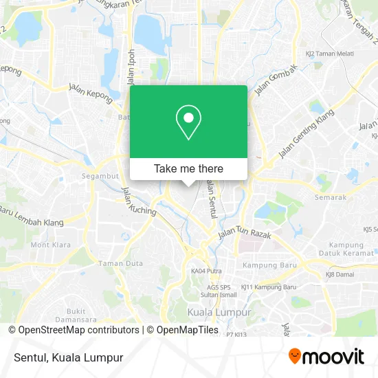 Sentul map