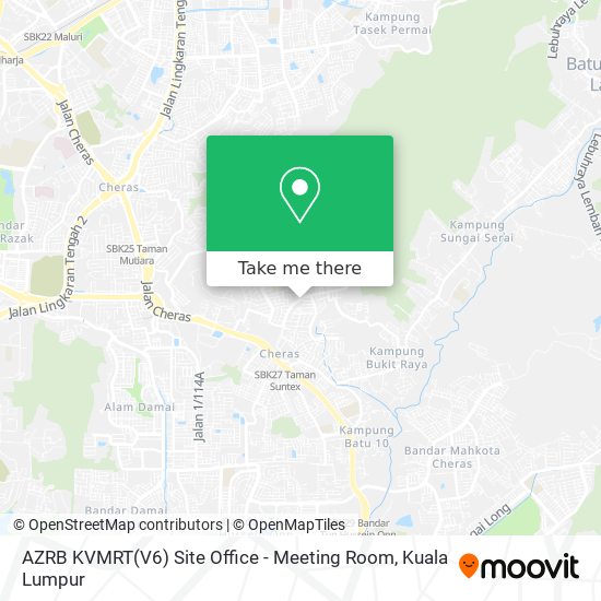 AZRB KVMRT(V6) Site Office - Meeting Room map