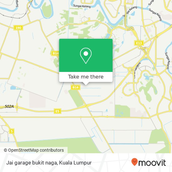 Jai garage bukit naga map