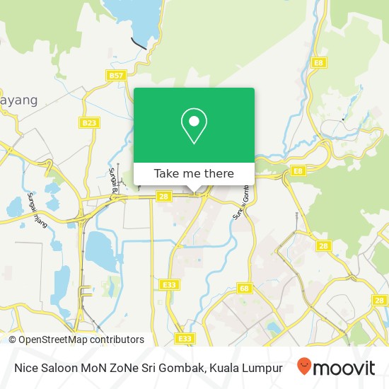 Nice Saloon MoN ZoNe Sri Gombak map