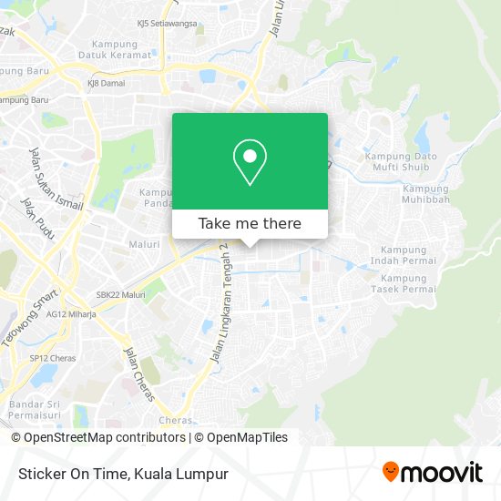 Sticker On Time map