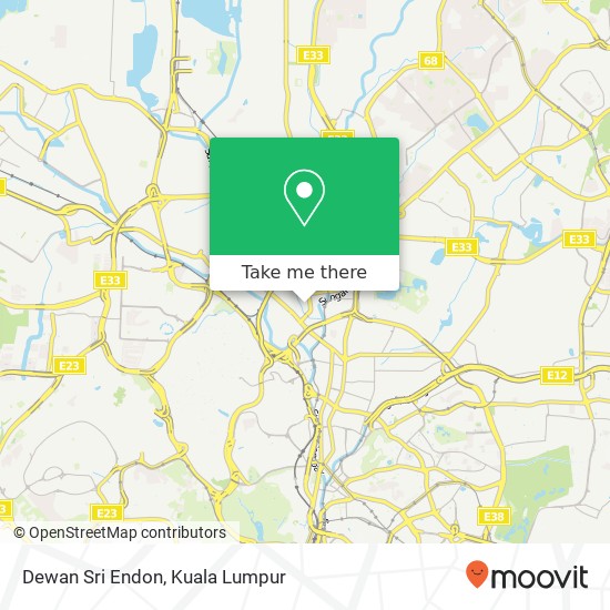 Dewan Sri Endon map