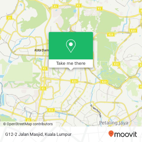 Peta G12-2 Jalan Masjid