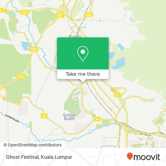 Ghost Festival map