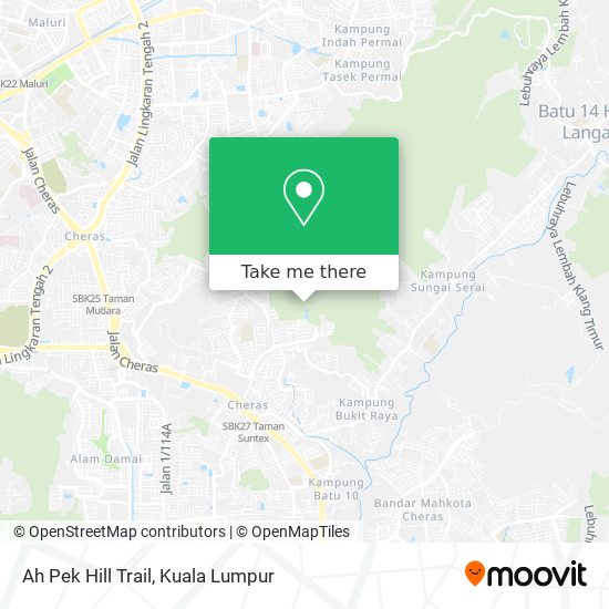 Ah Pek Hill Trail map