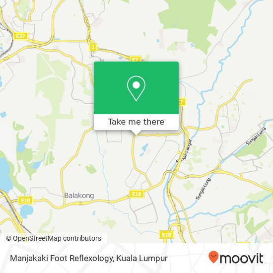 Manjakaki Foot Reflexology map