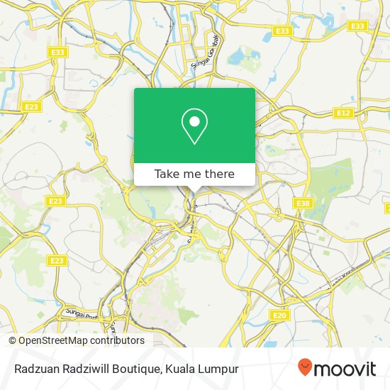 Radzuan Radziwill Boutique map
