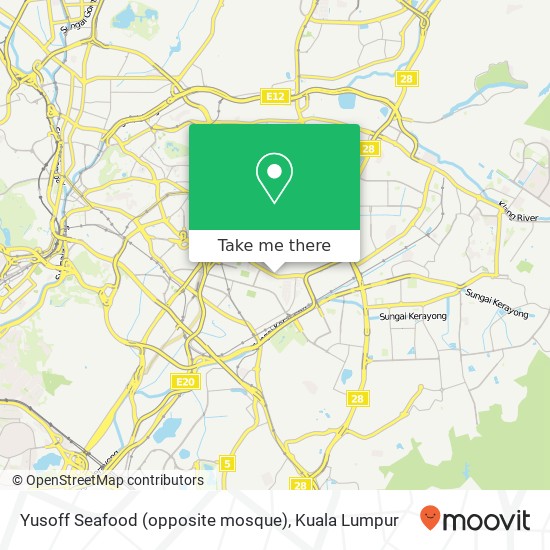 Yusoff Seafood (opposite mosque) map
