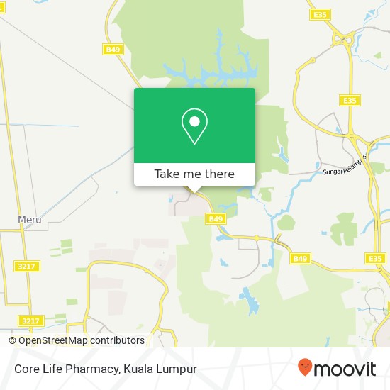 Core Life Pharmacy map