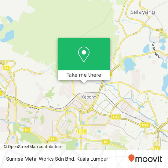 Sunrise Metal Works Sdn Bhd map