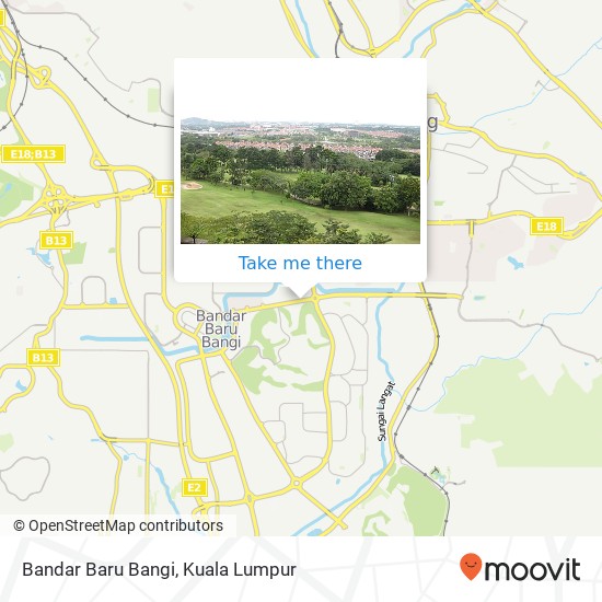 Bandar Baru Bangi map