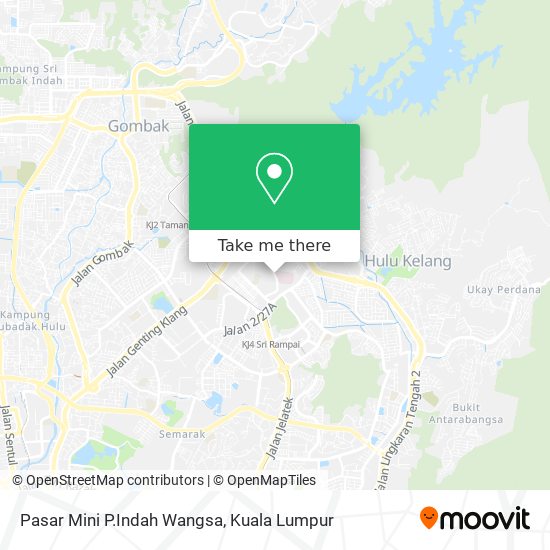 Pasar Mini P.Indah Wangsa map