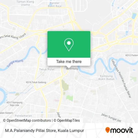M.A.Palaniandy Pillai Store map