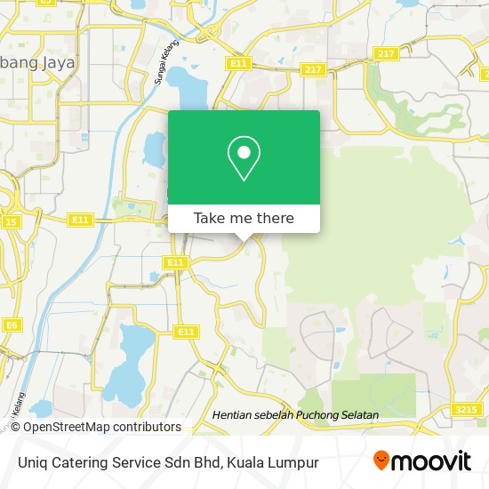 Peta Uniq Catering Service Sdn Bhd