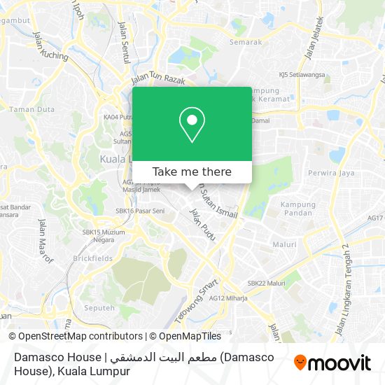 Damasco House | مطعم البيت الدمشقي map